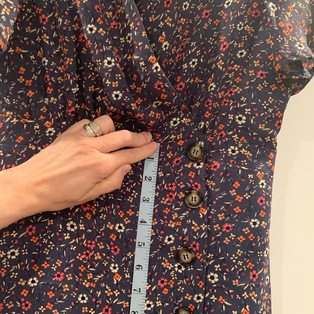 High-low Midi Floral Print Dress - Picture 4 of 6